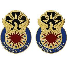 111th Military Intelligence Brigade Unit Crest (Mission First)